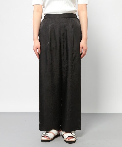 PAGEBOY（ページボーイ）の「クラッシュサテンパンツ（パンツ・レディース・ブラック/グレージュ/ライム・F）」の13枚目の写真