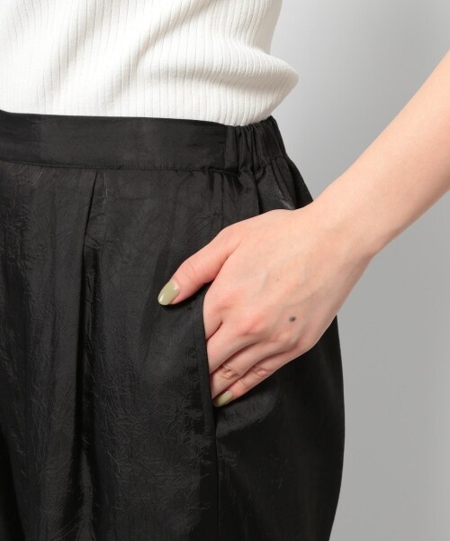 PAGEBOY（ページボーイ）の「クラッシュサテンパンツ（パンツ・レディース・ブラック/グレージュ/ライム・F）」の17枚目の写真