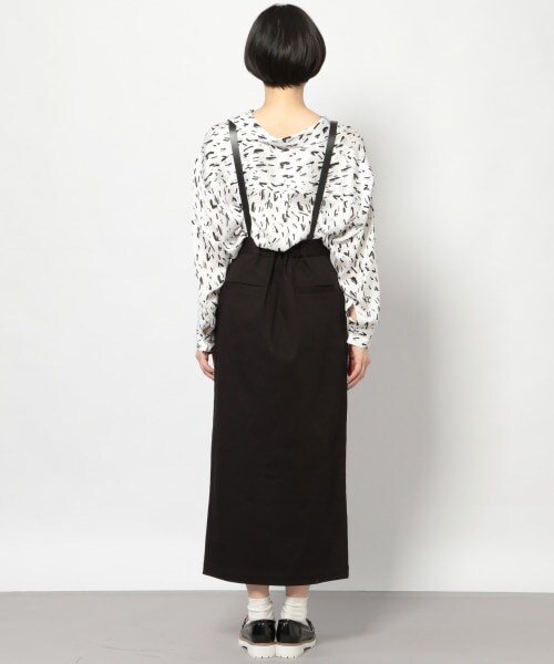 PAGEBOY（ページボーイ）の「サスツキマキシナロースカート（スカート・レディース・ブラック/グレージュ/カーキ・S/M）」の9枚目の写真