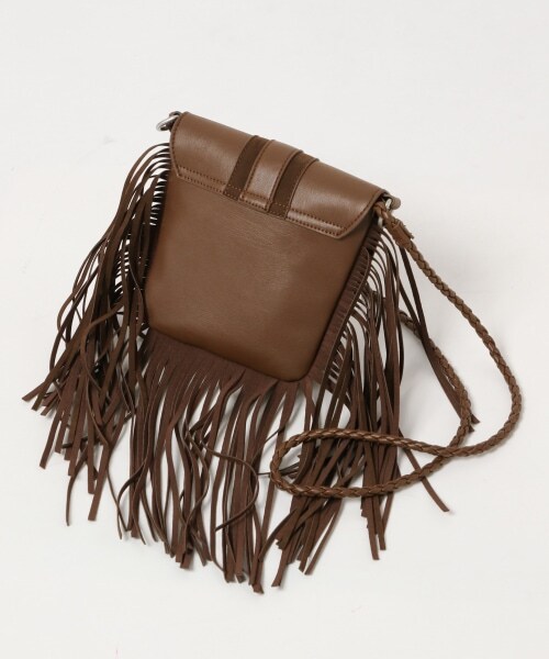 PAGEBOY（ページボーイ）の「フリンジショルダーバッグ（バッグ・レディース・ブラック/ダークブラウン・FREE）」の16枚目の写真
