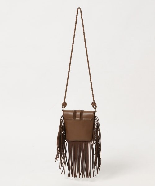 PAGEBOY（ページボーイ）の「フリンジショルダーバッグ（バッグ・レディース・ブラック/ダークブラウン・FREE）」の13枚目の写真