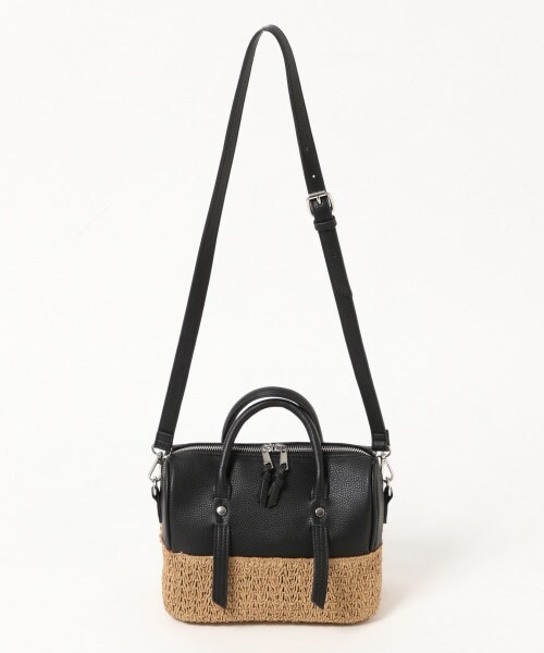 PAGEBOY（ページボーイ）の「ザツザイコンビボストン（バッグ・レディース・オフホワイト/ブラック・FREE）」の9枚目の写真