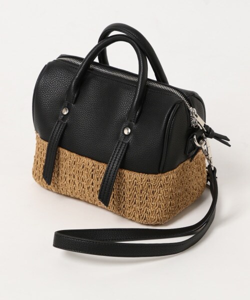 PAGEBOY（ページボーイ）の「ザツザイコンビボストン（バッグ・レディース・オフホワイト/ブラック・FREE）」の6枚目の写真