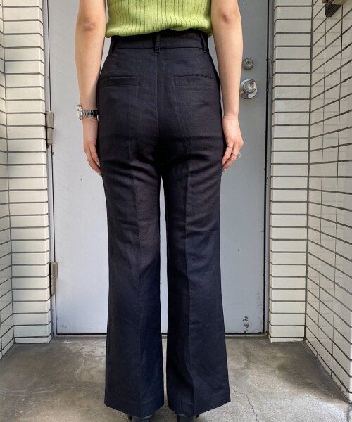 PAGEBOY（ページボーイ）の「アサレーヨンフレアスリットパンツ（パンツ・レディース・ブラック/グレージュ/パープル・S/M）」の14枚目の写真