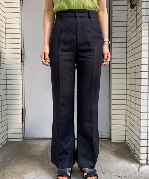 PAGEBOY（ページボーイ）の「アサレーヨンフレアスリットパンツ（パンツ・レディース・ブラック/グレージュ/パープル・S/M）」の11枚目の写真