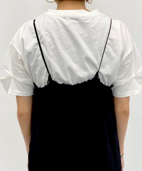 PAGEBOY（ページボーイ）の「プリーツキャミワンピース（ワンピース/ドレス・レディース・ブラック/グレージュ/コーヒー・F）」の14枚目の写真