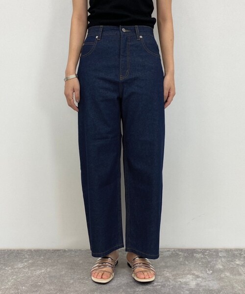 PAGEBOY（ページボーイ）の「【期間限定プライス】ライトオンスコクーンデニムパンツ（パンツ・レディース・ブラック/ブルー/インディゴ/カスノコシ・25(Sサイズ)/26(Mサイズ)）」の10枚目の写真
