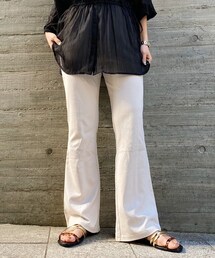 PAGEBOY | 【WEB先行予約】バックスリットカットフレアパンツ(パンツ)