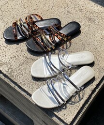 PAGEBOY | クリアフラットサンダル【追加予約】(シューズ)