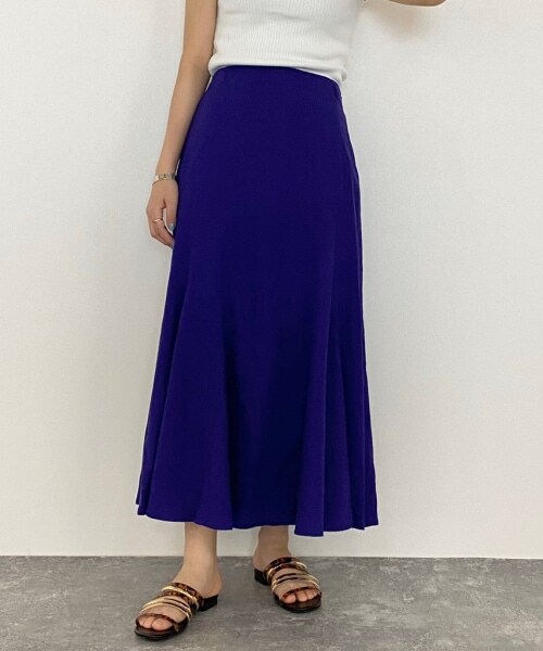 PAGEBOY（ページボーイ）の「リネンレーヨンマーメイドスカート【新色追加】（スカート・レディース・ブラック/グレージュ/パープル/ピスタチオ・F）」の10枚目の写真