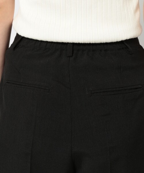 PAGEBOY（ページボーイ）の「【期間限定プライス】SETUPショートトラウザー（パンツ・レディース・ブラック/ベージュ/グリーン・F）」の12枚目の写真