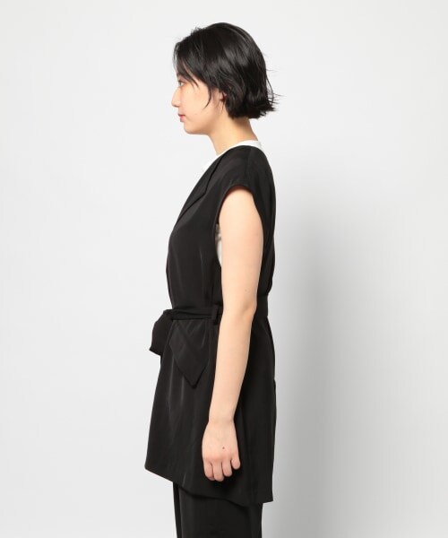 PAGEBOY（ページボーイ）の「セットアップモードジレ（トップス・レディース・ブラック/ライトブルー・F）」の12枚目の写真