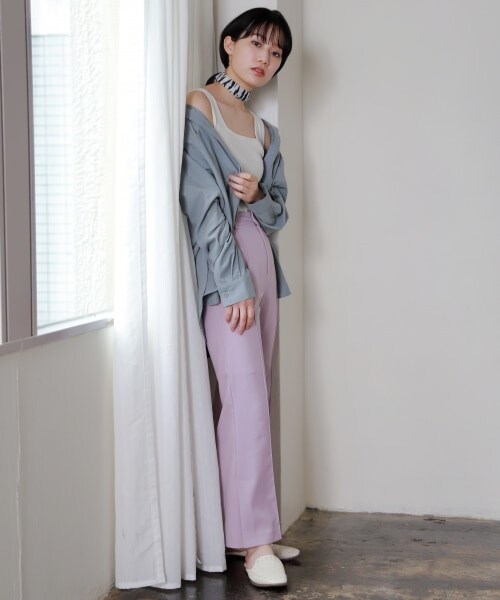 PAGEBOY（ページボーイ）の「シアーゼブラスカーフ（ファッション雑貨・レディース・オフホワイト/ベージュ・FREE）」の3枚目の写真