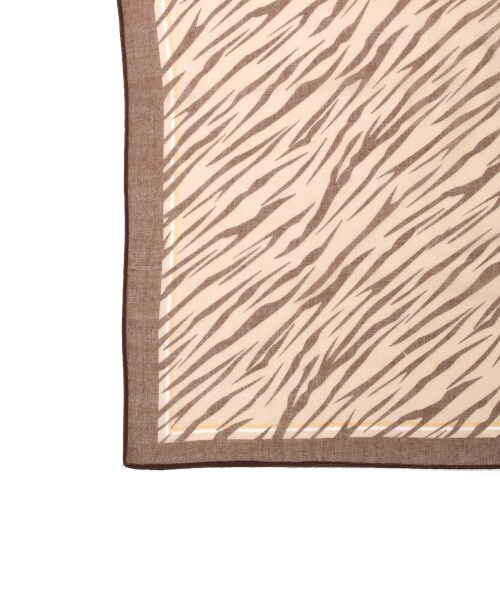 PAGEBOY（ページボーイ）の「シアーゼブラスカーフ（ファッション雑貨・レディース・オフホワイト/ベージュ・FREE）」の13枚目の写真