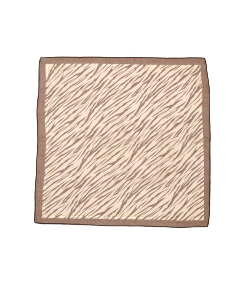 PAGEBOY（ページボーイ）の「シアーゼブラスカーフ（ファッション雑貨・レディース・オフホワイト/ベージュ・FREE）」の12枚目の写真