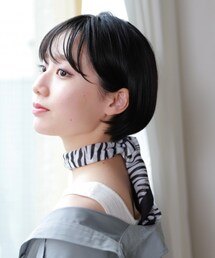 PAGEBOY | シアーゼブラスカーフ(ファッション雑貨)