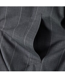 Graphpaper（グラフペーパー）の「WIDE STRIPE WOOL OVERSIZED COAT