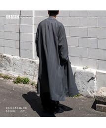 グラフペーパー Stripe Wool Oversized Coat Graphpaper（グラフペーパー）の「WIDE STRIPE WOOL OVERSIZED