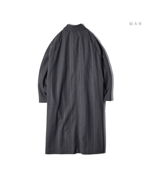グラフペーパー Stripe Wool Oversized Coat Graphpaper（グラフペーパー）の「WIDE STRIPE WOOL OVERSIZED