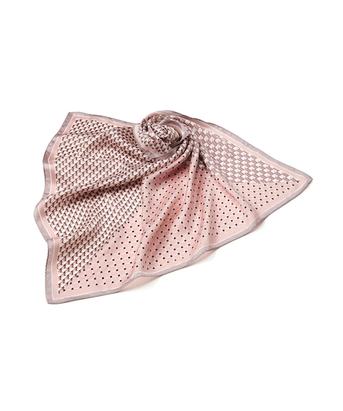 GRL（グレイル）の「レトロスカーフ（バンダナ/スカーフ・レディース・イエロー/ピンク・F）」の2枚目の写真