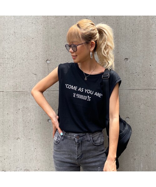 no brand(ノーブランド)の「サラサラタンク「1980'S」#5381(タンクトップ・レディース・その他)」の2枚目の写真