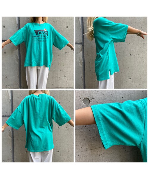 no brand(ノーブランド)の「カサカサT「ONT」#T655(Tシャツ/カットソー・レディース・その他)」の7枚目の写真