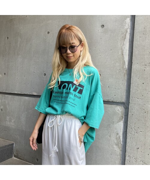 no brand(ノーブランド)の「カサカサT「ONT」#T655(Tシャツ/カットソー・レディース・その他)」の3枚目の写真