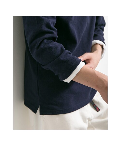 URBAN RESEARCH(アーバンリサーチ)の「RED SEAM Basque Shirt(トップス・メンズ・WHT/NVY/NVY/WHT/WHT/ROYAL/WHT/BRN/WHITE/NAVY・S/M/L)」の19枚目の写真