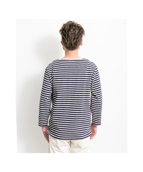 URBAN RESEARCH(アーバンリサーチ)の「RED SEAM Basque Shirt(トップス・メンズ・WHT/NVY/NVY/WHT/WHT/ROYAL/WHT/BRN/WHITE/NAVY・S/M/L)」の22枚目の写真