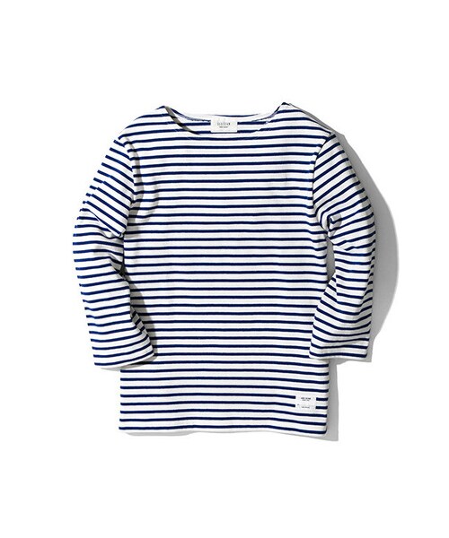 URBAN RESEARCH(アーバンリサーチ)の「RED SEAM Basque Shirt(トップス・メンズ・WHT/NVY/NVY/WHT/WHT/ROYAL/WHT/BRN/WHITE/NAVY・S/M/L)」の5枚目の写真