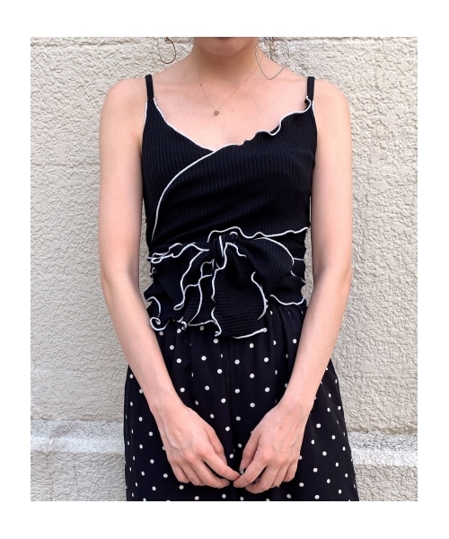 lilLilly（リルリリー）の「リブマルチトップス（トップス・レディース・PINK/BLUE/PURPLE/BLACK/BEIGE・FREE）」の9枚目の写真