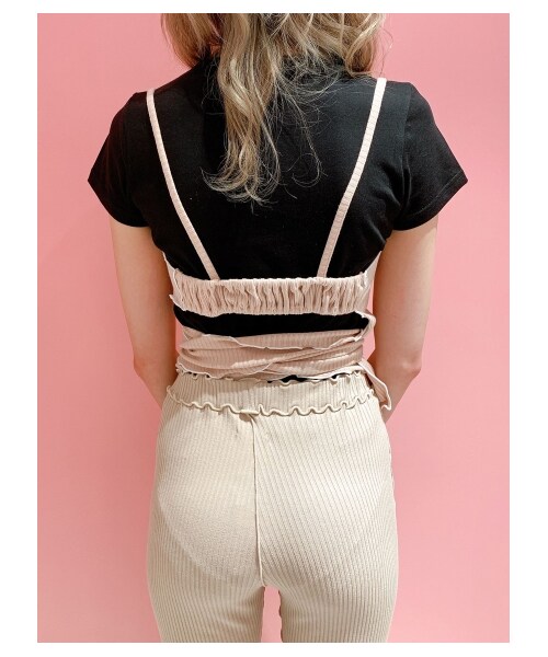 lilLilly（リルリリー）の「リブマルチトップス（トップス・レディース・PINK/BLUE/PURPLE/BLACK/BEIGE・FREE）」の14枚目の写真