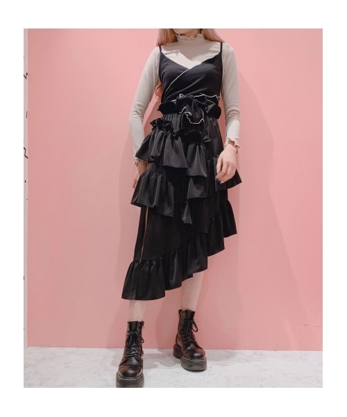 lilLilly（リルリリー）の「リブマルチトップス（トップス・レディース・PINK/BLUE/PURPLE/BLACK/BEIGE・FREE）」の10枚目の写真