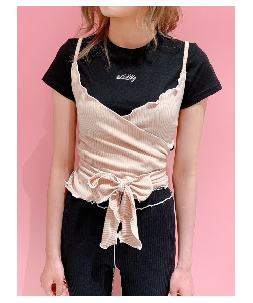 lilLilly（リルリリー）の「リブマルチトップス（トップス・レディース・PINK/BLUE/PURPLE/BLACK/BEIGE・FREE）」の15枚目の写真