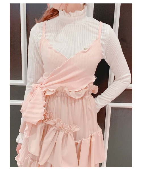 lilLilly（リルリリー）の「リブマルチトップス（トップス・レディース・PINK/BLUE/PURPLE/BLACK/BEIGE・FREE）」の13枚目の写真