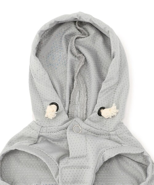 AVIREX(アヴィレックス)の「【DOG WEAR】 ラピッド ロゴ パーカ/DOG PARKA RAPID LOGO(その他・メンズ・GREY/RED・S, M, L, XL, XXL, F, 21)」の5枚目の写真