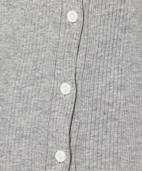 ADDICT NOIR（アディクトノアー）の「【別注】ADDICT NOIR/アディクト ノアー/リブ カーディガン（トップス・BLACK/GREY・F）」の5枚目の写真