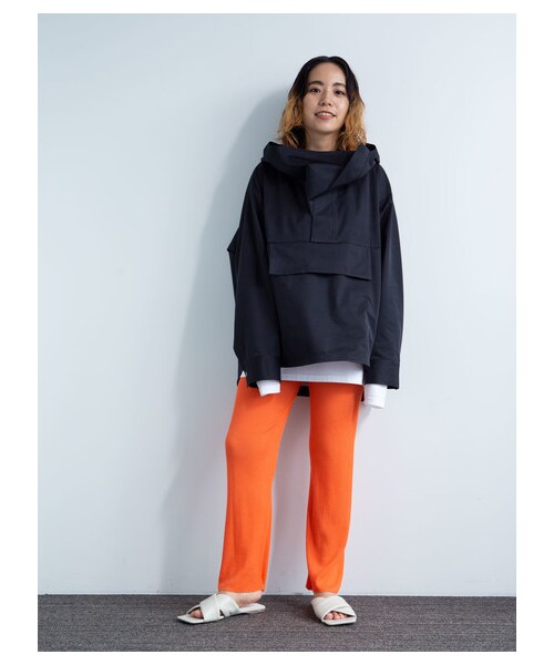 GARAGE OF GOOD CLOTHING(ガレージオブグッドクロージング)の「【Special Price】Gli 透かしリブパンツ(パンツ・ブラック/ベージュ/オレンジ・F)」の2枚目の写真