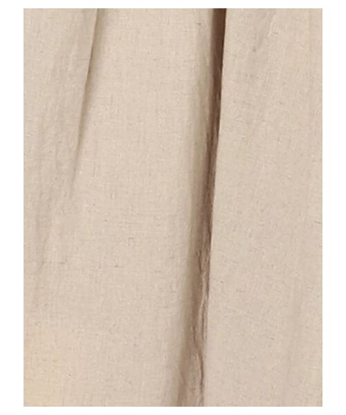 Samansa Mos2（サマンサ モスモス）の「【Special Price】リネン混ゆるサロペットパンツ（オールインワン・サロペット・ブラック/ベージュ/ブルー・F）」の7枚目の写真