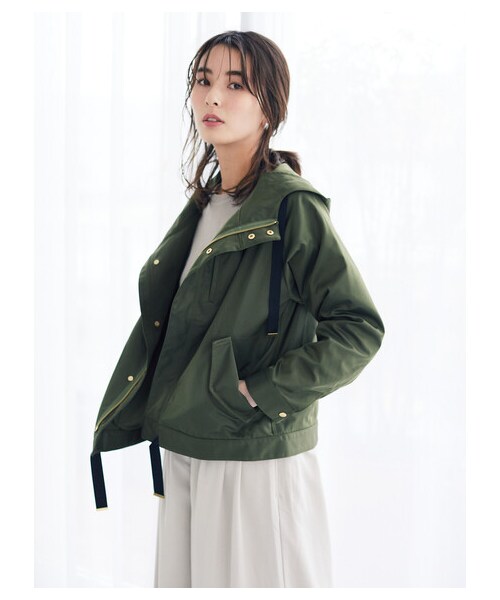 Green Parks(グリーンパークス)の「・RAY CASSIN マウンテンパーカー(ジャケット/アウター・グレー/ブラック/ベージュ/モカ/カーキ/ブルーグリーン/プラム・F)」の22枚目の写真