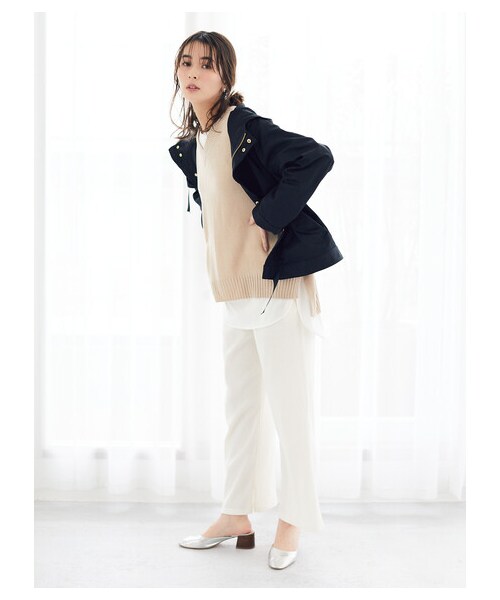 Green Parks(グリーンパークス)の「・RAY CASSIN マウンテンパーカー(ジャケット/アウター・グレー/ブラック/ベージュ/モカ/カーキ/ブルーグリーン/プラム・F)」の6枚目の写真