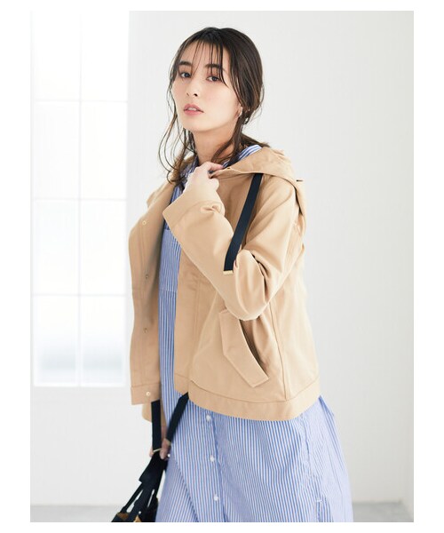 Green Parks(グリーンパークス)の「・RAY CASSIN マウンテンパーカー(ジャケット/アウター・グレー/ブラック/ベージュ/モカ/カーキ/ブルーグリーン/プラム・F)」の1枚目の写真