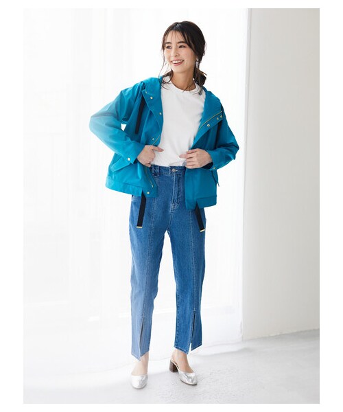 Green Parks(グリーンパークス)の「・RAY CASSIN マウンテンパーカー(ジャケット/アウター・グレー/ブラック/ベージュ/モカ/カーキ/ブルーグリーン/プラム・F)」の16枚目の写真