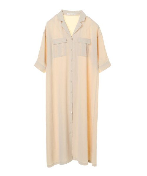Green Parks(グリーンパークス)の「【Special Price】・Petit Fleur サファリシャツワンピース(ワンピース/ドレス・ベージュ/ブラウン/マスタード/カーキ・F)」の10枚目の写真