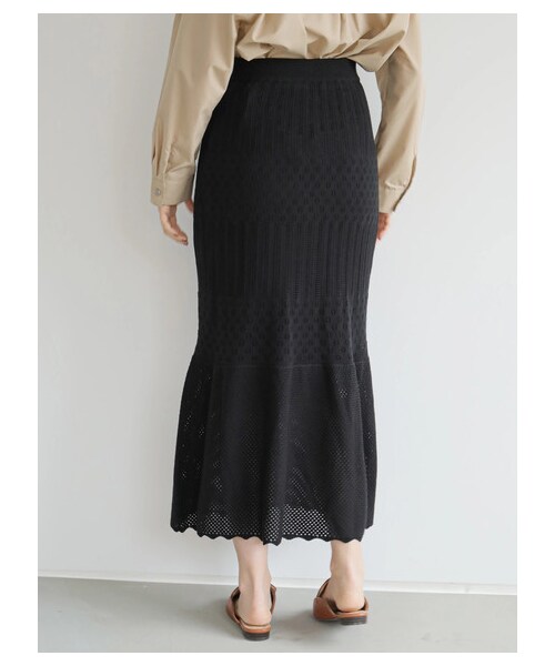 Green Parks(グリーンパークス)の「【Special Price】・SUGAR SPOON レースアミニットスカート(スカート・ブラック/ベージュ/モカ/ライトカーキ・F)」の4枚目の写真