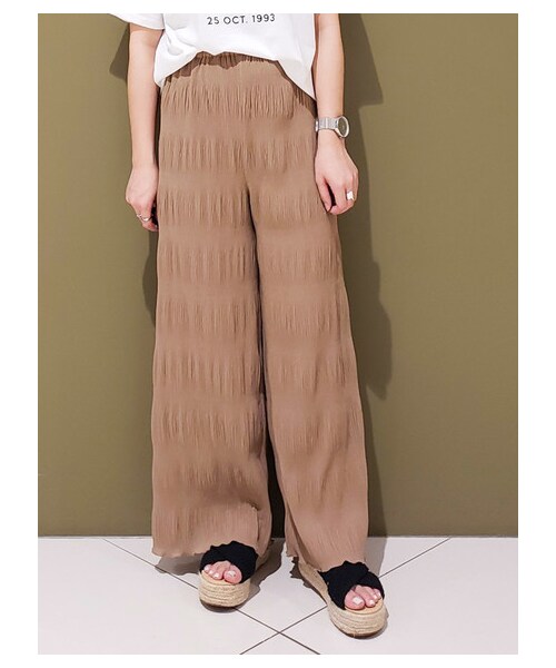 Green　Parks（グリーンパークス）の「【Special Price】・ELENCARE DUE マジョリカプリーツパンツ（パンツ・ブラック/モカ/ライトカーキ/ブルー・F）」の16枚目の写真