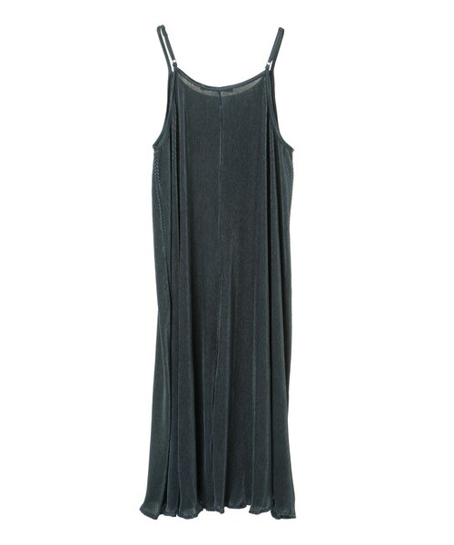 Green　Parks（グリーンパークス）の「【Special Price】・RAY CASSIN プリーツキャミワンピース（ワンピース/ドレス・ブラック/グレーベージュ/カーキ/ブルー・F）」の5枚目の写真