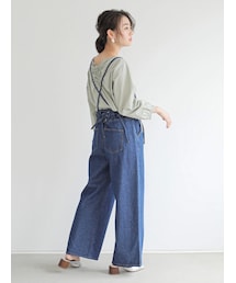 Green　Parks | 【Special Price】・ELENCARE DUE デニムレースアップパンツ(パンツ)