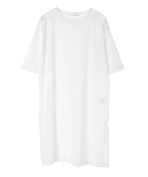 AMERICAN HOLIC(アメリカンホリック)の「裾スリットクルーネックカットワンピース(ワンピース/ドレス・オフホワイト/杢ホワイト/チャコールグレー/モカ/ブルー・F)」の6枚目の写真