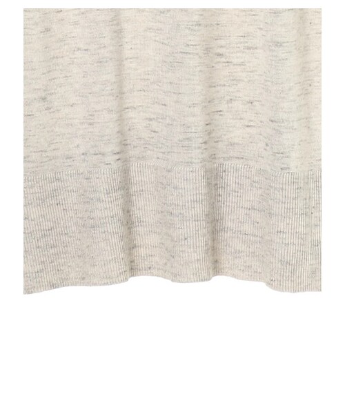 AMERICAN HOLIC（アメリカンホリック）の「【Special Price】Vネックサイドスリットニットチュニック（トップス・アイボリー/杢ライトグレー/ネイビー/ベージュミクスチャー・F）」の5枚目の写真